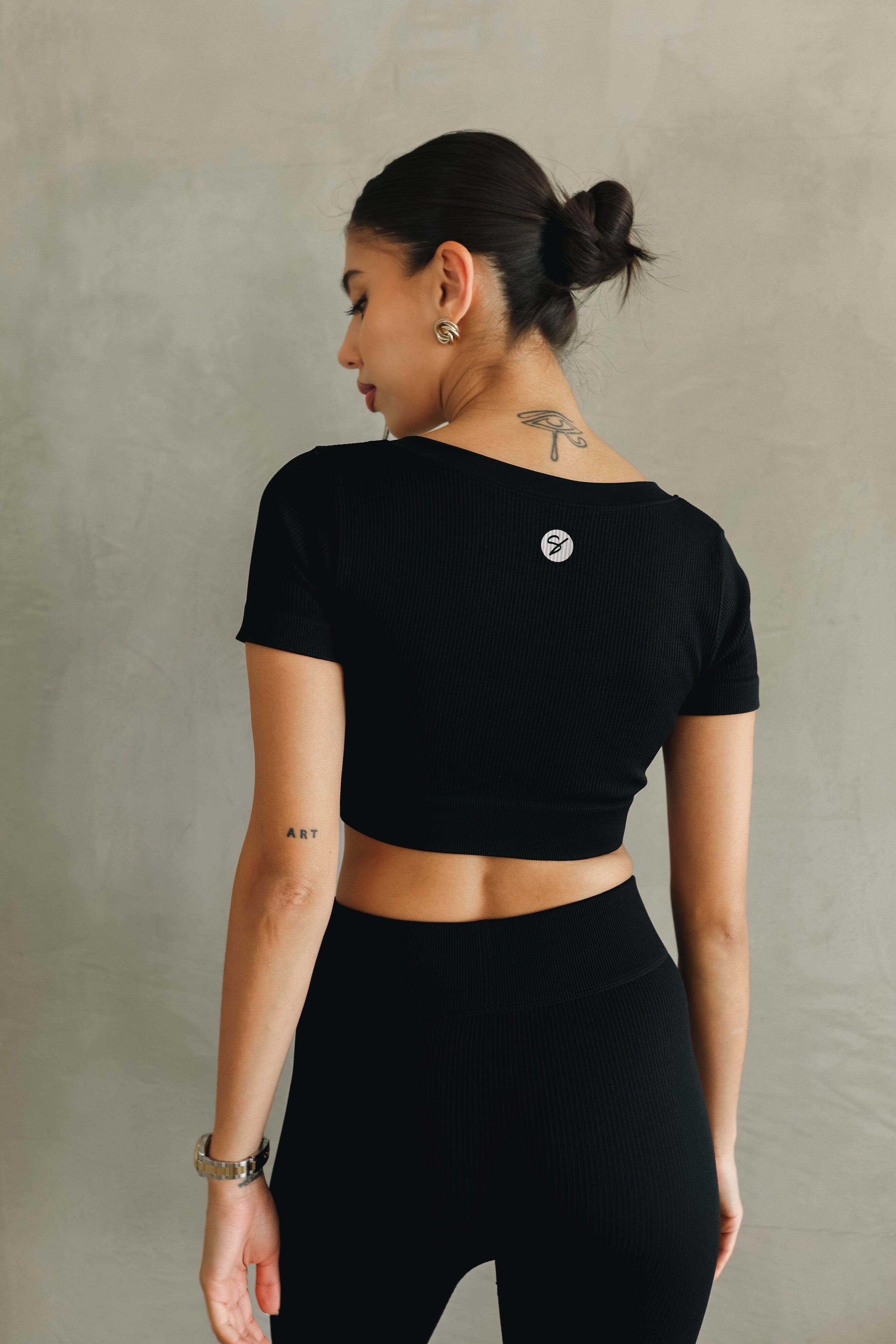 Lia Cropped Short Sleeve Shirt
